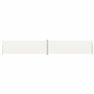 vidaXL Auvent latéral rétractable Crème 200x1200 cm