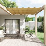 vidaXL Auvent vertical Beige 100x270 cm Tissu oxford