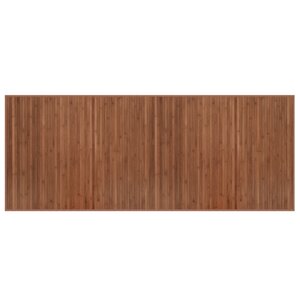 vidaXL Tapis rectangulaire marron 80x200 cm bambou