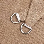 vidaXL Voile d'ombrage 160 g/m² Taupe 3x6 m PEHD