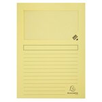 Paquet De 50 Chemises À Fenêtre À Soufflet Super 160g/m2 - 22x31cm - Couleurs Assorties - X 8 - Exacompta