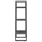 vidaXL Étagère de rangement Gris 60x30x105 cm Bois de pin massif