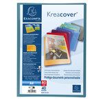 Protège-documents En Polypropylène Semi Rigide Kreacover® Opaque 120 Vues - A4 - Couleurs Assorties - X 8 - Exacompta