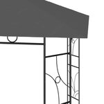 vidaXL Belvédère 4x3x2 7 m Anthracite 160 g/m²