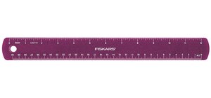 Règle enfants 30 cm coloris violet pailleté FISKARS