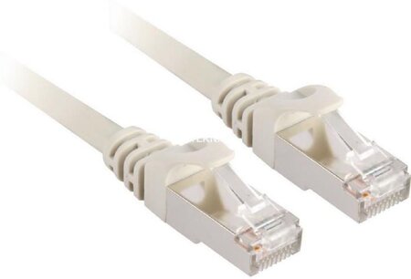 Câble/Cordon réseau RJ45 MCL-Samar Catégorie 6 UTP (U/UTP) Droit 1m Gris)