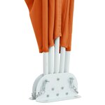 vidaXL Auvent latéral pliable de terrasse Terre cuite 400 x 200 cm