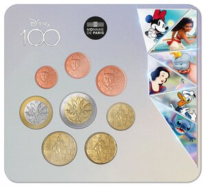 Mini-set série euro BU France 2023 – 100 ans des Studios Disney
