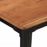 vidaXL Chaises de bar lot de 2 bois d'acacia massif