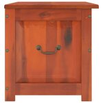 vidaXL Coffre de rangement avec couvercle marron bois massif d'acacia