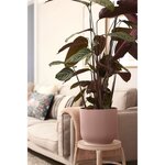 Vibes Fold Pot de fleurs rond Roues 35 - Rose Ø 35 x 32 cm