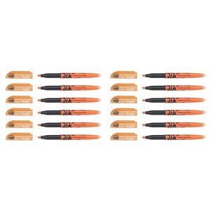 Surligneur FRIXION light pointe biseautée 3 8 mm Orange x 12 PILOT