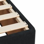 vidaXL Cadre de lit Noir 90x190 cm Velours