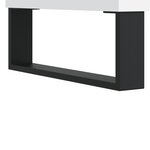 vidaXL Buffet blanc 69 5x32 5x180 cm bois d'ingénierie