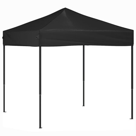 vidaXL Tente de réception pliable Noir 2x2 m