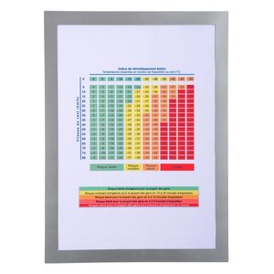 Pochette D'affichage Magnétique A4 - Argent - X 5 - Exacompta