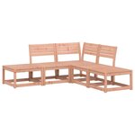 vidaXL Salon de jardin 5 Pièces bois massif de douglas