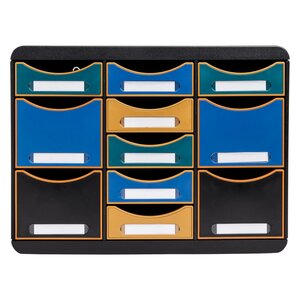 Module De Classement Storebox Multi 11 Tiroirs Neo Deco - Couleurs Assorties - Exacompta