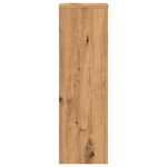 vidaXL Supports pour plantes 2 Pièces chêne artisanal bois d'ingénierie