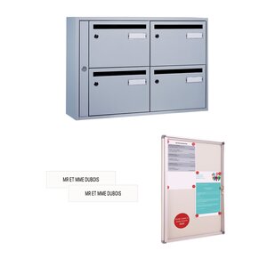 Offre Pack : Bloc B4 Essentielle Slim 190 Acier + Tableau d'affichage A4 & Etiquettes offerts