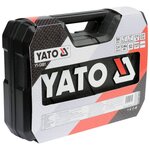 YATO Kit d'outils 94 Pièces Métal Noir YT-12681