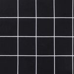vidaXL Coussin de banc de jardin carreaux noir 120x50x4cm tissu oxford