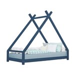 Lit tipi enfant TAHUKA 80 x 180 bleu marine