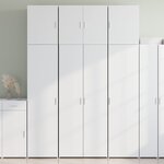 vidaXL Buffet haut blanc 80x42 5x249 cm bois d'ingénierie