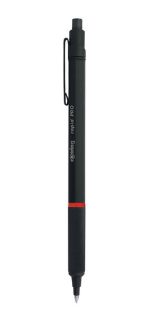 rOtring Rapid PRO Stylo bille  Noir  recharge bleue pointe moyenne