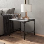 vidaXL Tables d'appoint 2Pièces Sonoma gris 40x40x35 cm Bois d'ingénierie