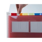 Trieur Valisette Vertical 6 Compartiments Crystal - A4 - Cristal - X 5 - Exacompta