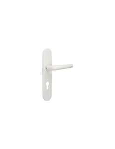 THIRARD - Poignée de porte Garniture extérieure Chantilly 7 x125 mm pour serrure Tribando blanc - THIRARD