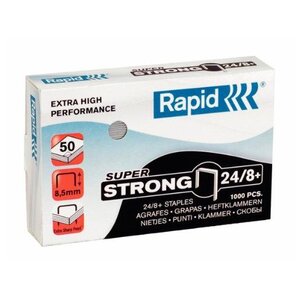 Agrafes Super Strong 24/8+ galvanisé Boite de 1000 RAPID