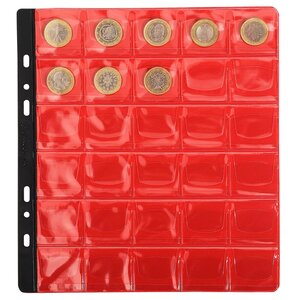 Sachet De 3 Recharges Numismatiques 30 Cases De Diamètre 30mm - 24 5x25 Cm - Cristal - X 5 - Exacompta