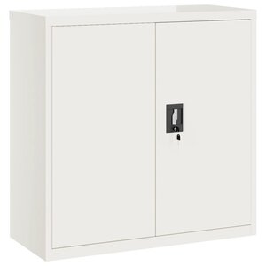 vidaXL Classeur blanc 90x40x90 cm acier