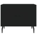 vidaXL Table basse Noir 50x50x40 cm Bois d'ingénierie