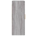 vidaXL Armoires murales 2 Pièces sonoma gris bois d'ingénierie