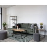 House Nordic Table basse Avery Chêne et noir