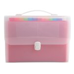 Trieur Valisette Avec Poignée 24 Compartiments Crystal - A4 - Cristal - X 4 - Exacompta