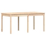 vidaXL Ensemble à dîner de jardin 7 Pièces bois massif de pin