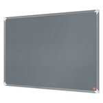 Nobo tableau d'affichage en feutre premium plus 90x60 cm gris