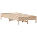 vidaXL Cadre de lit sans matelas 90x190 cm bois de pin massif