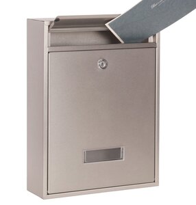 Boite aux lettres murale acier inoxydable