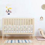 Lit bébé KIPPY 60 x 120 verni et gris