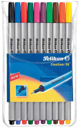 étui de 10 fineliner 96 largeur de trait: 0,4 mm PELIKAN