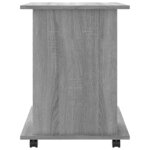 vidaXL Armoire roulante Sonoma gris 60x45x60 cm Bois d'ingénierie