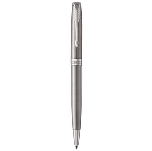 PARKER Sonnet Stylo bille acier inoxydable Recharge noire pointe moyenne Coffret cadeau