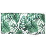 vidaXL Set de coussins de palette 2 pièces motif feuillage en tissu Oxford