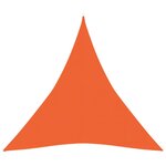 Vidaxl voile d'ombrage 160 g/m² orange 4x5x5 m pehd