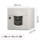 Boîte aux lettres Soléa  2 portes Blanc 9010 mat